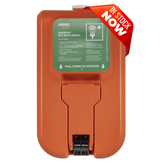 Wall mounted self-contained gravity fed eye wash - 10 US gallon